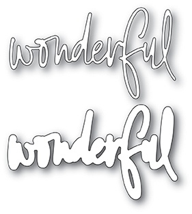 Ножі для вирубки від Memory Box - Wonderful Jotted Script