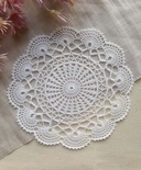 Затишний декор від LESHCHENKO - Вʼязана Серветка №53, 15см, 1шт.