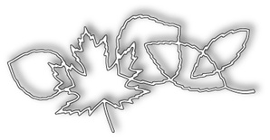 Ніж для вирубки від Poppystamps - Leaf Silhouette