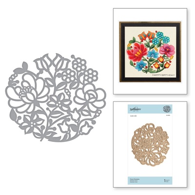 Ніж для вирубки від Spellbinders - Floral Mandala