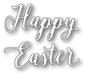 Ніж від Memory Box - Happy Easter Journal Script - напис «Happy Easter»