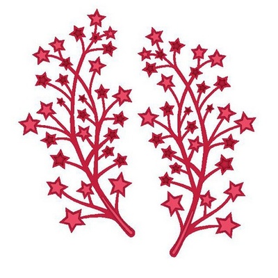 Ніж для вирубки Sue Wilson Dies- Festive Collection - Star Spray