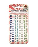 Напівперлинки на клейовій основі від ScrapBerryʼs - Vintage Circus 2 - Старий цирк 2, 120 шт., 4 кольори