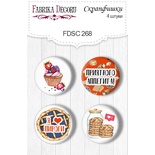 Набір фішок Soul Kitchen, ТМ Фабрика Декору, 4шт. набір №268