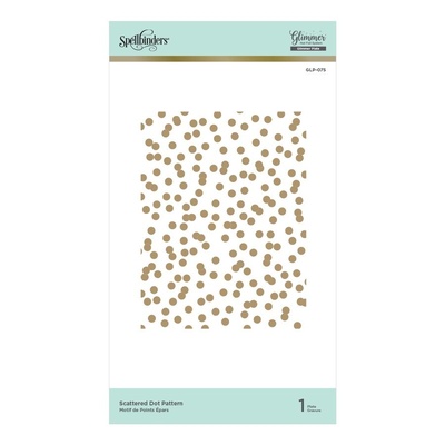 Пластина для фольгування від Spellbinders - ScatteRed Dot Pattern