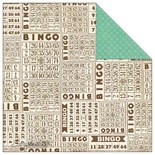 Лист скрапбумаги от Echo Park - Bingo, This & That Graceful, 30х30 см