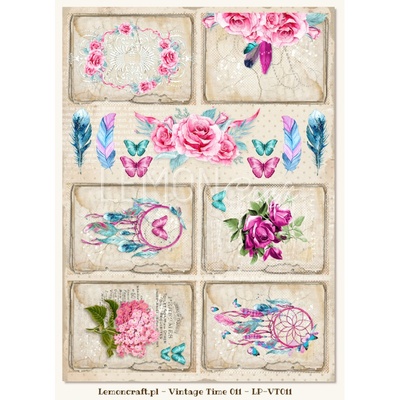 Лист с картинками LemonCraft - Daydream - Vintage Time 011