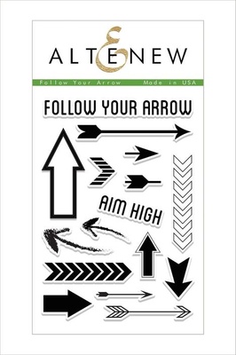 Набор ножей и штампов от Altenew - Follow Your Arrow Stamp & Die Bundle, 16 штампов + 10 ножей