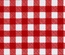 Тканина 100% бавовна - Клітка червона, 45x55см
