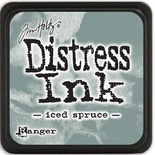 Штемпельна подушка Ranger - Distress Mini Ink Pad - Iced Spruce