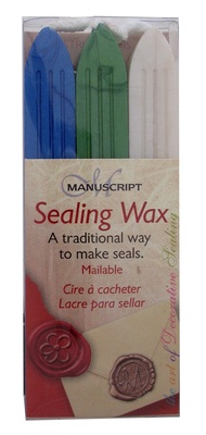 Набір сургучу: синій, зелений і жіночий, 3 шт.