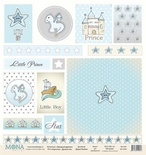 Аркуш з карточками від Mona Design - Зоряний дракон, 30,5x30,5см