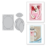 Ножі від Spellbinders - Bella Rose Lattice Layering Frame Large