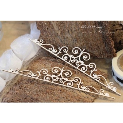 Чипборд Scrapiniec - Бордюры Park Avenue 03, 2 штуки