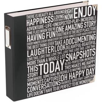 Альбом на кольцах Project Life by Becky Higgins - Album - 12 x 12 - Cloth - Cinnamon Edition