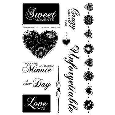 Набір акрилових штампів Technique Tuesday - Unforgettable