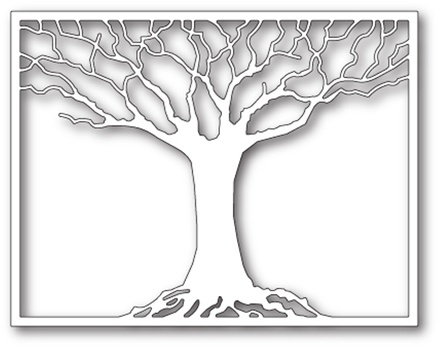 Ножі від Memory Box - Mighty Oak Frame craft die - Дуб