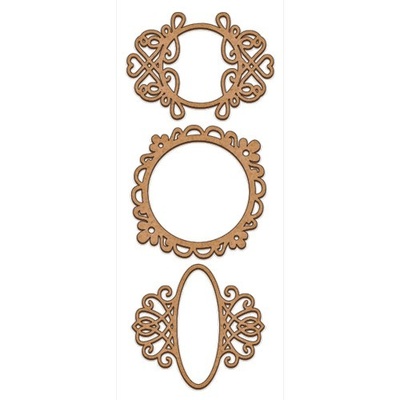 Набір декоративних елементів для шедоубокса №43, ТМ Фабрика Декору