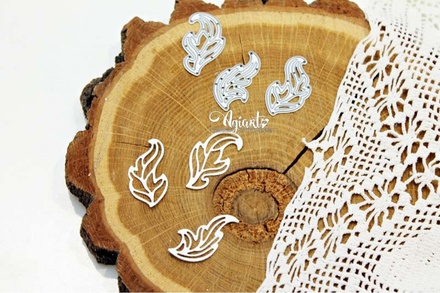 Ножі для вирубки від AgiArt - "Казкові листочки"