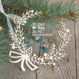 Чипборд ScrapBox - Новий вікник з бантом Hh-095