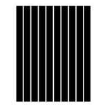 Набір смужок паперу для квілінгу, 1 колір (чорний), 3х295мм, 80 г/м², 200 шт.