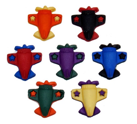 Набір декоративних ґудзиків Dress It Up - Airplanes