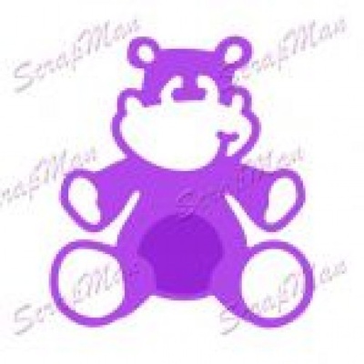 Ніж для вирубки від ScrapMan - Hippo (Бегемотик)