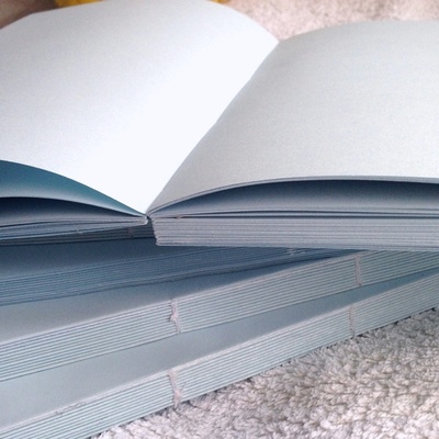 Блок для блокнота А5. Цвет: голубой