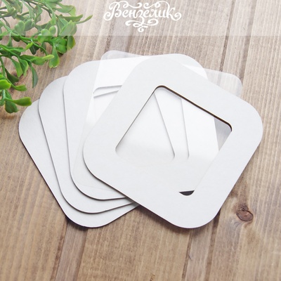 Чипборд от Вензелик - Заготовка 10, размер: 85x85мм