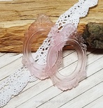 Прозора рамка зі смоли №4 (рожева) від Евгенія Курдібановська ТМ