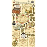 Набор наклеек Crafty Secrets - Fond Recollections - Heartwarming Vintage Cardstock Stickers