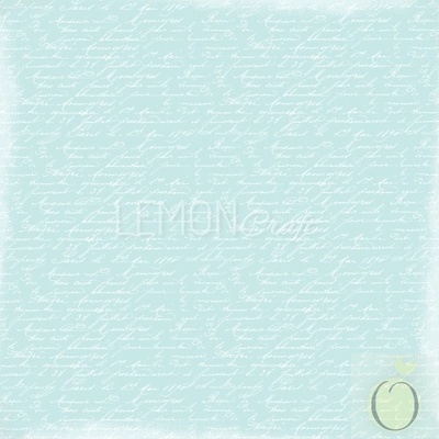 Бумага для скрапбукинга LemonCraft - Forget Me Not - 03, двусторонняя, 30х30 см, 1 лист