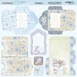 Аркуш двостороннього паперу для скрапбукінгу від Scrapmir - Конверти - Mommy's Hero, 20x20см