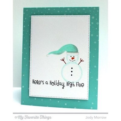 Резиновый штамп My Favorite Things - BG Snowfall Background, с оснасткой (BG26)