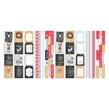 Набір смужок з карточками для декорування Christmas fairytales, ТМ Фабрика Декору