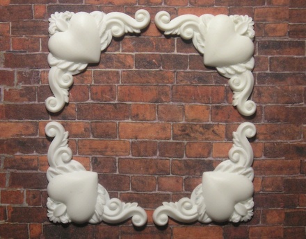 Пластиковий куточок від E.В.A. 3,1x4,8 см, 4 шт.