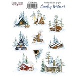 Набір наліпок (стікерів) 9шт. Country winter #266