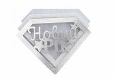 Заготовка для шейкера Новий Рік 9.6x7 см, колір срібло, ТМ Фабрика Декору