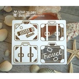 Чипборд ScrapBox — набір Чемоданів Ho-041