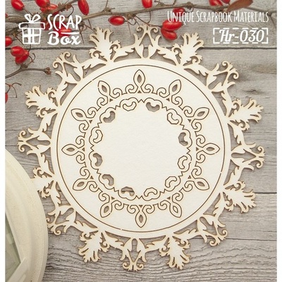 Чипборд ScrapBox - Рамка мереживна №4