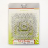 ЦІНУ ЗНИЖЕНО! Ніж для вирубки Tonic StudiOs-Simplicity Verso — Gothic Border Square Die Set, 5шт.ук