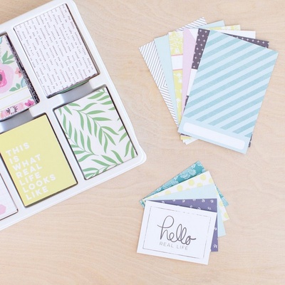 Набір карток Project Life by Becky Higgins - Core Kit - CK Snapshots, 616 штук