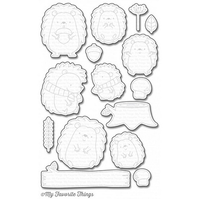 Ніж для вирубки My Favorite Things - Die-namics BB Happy HEdgehogs - Єжики, 15шт.