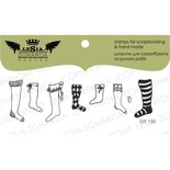 Акриловый штамп Lesia Zgharda SR190 Socks, 5 шт., размер набора 9x5 см
