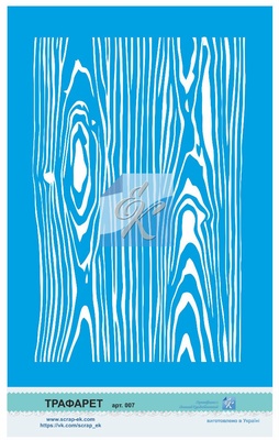 Трафарет от Евгения Курдибановская ТМ - Дерево, формат А5