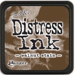 Штемпельна подушка Ranger - Distress Mini Ink Pad - Walnut Stain