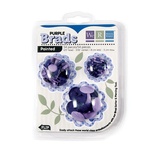 Брадсы от We R Memory Keepers - Basic Brads Painted - Purple 