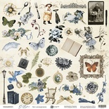 Аркуш одностороннього скрап-паперу 30x30 від Scrapmir Аркуш для вирізання з колекції Some days