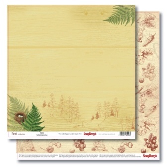Набір паперу для скрапбукінгу від ScrapBerryʼs - В лісі, 30,5x30,5см, 190 г/м², 11 шт.
