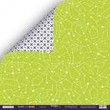 Аркуш двостороннього паперу для скрапбукінгу від Scrapmir - Сузірʼя - Ticket to the Moon, 30x30см